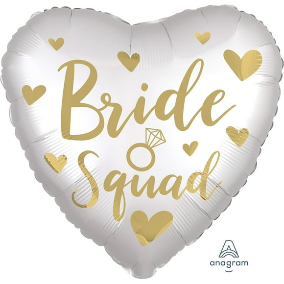 Satin Bride Squad Foil Balloon - Ultimate Party Booster with Extended Float Time