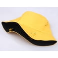 thumbnail image 4 of CoCopeaunts Ladies Bucket Hat Banana Embroidered Double Side Wear Basin Hat Students Sunshade Hat Outdoor Couple Fisherman Hat, 4 of 8
