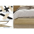 thumbnail image 4 of Twin XL Size Wood Platform Bed Frame,Wooden Bed Frame Without Headboard, Wood Slat Support,No Box Spring Needed, Easy Assembly,Burlywood, 4 of 6