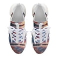 thumbnail image 6 of 2024 Sunset Scenery Women Or Men Lace Up Flat Sneakers Female Mesh Walking Footwear, 6 of 8