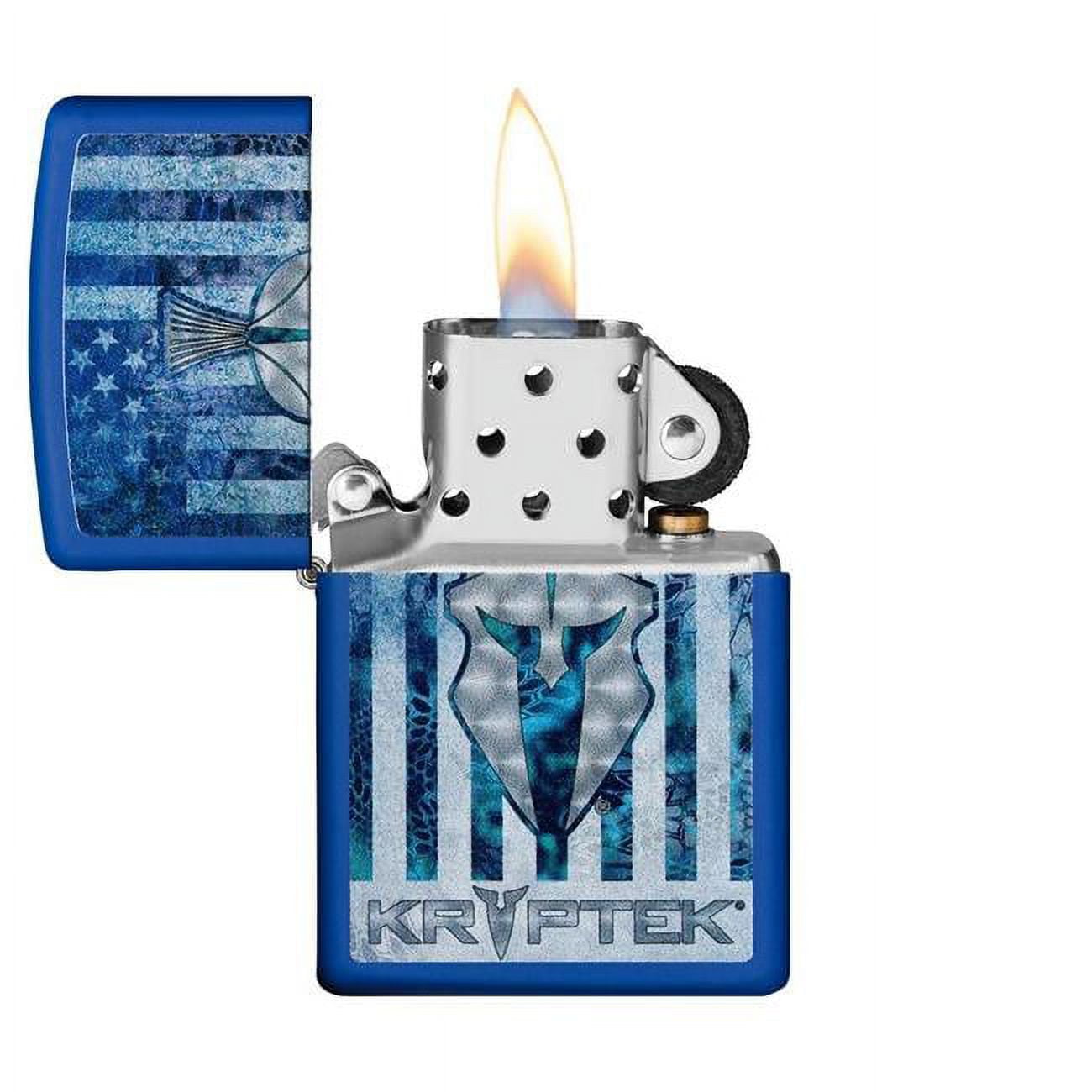 49179 Zippo Kryptek Bleu Royal Briquet de Poche Mat