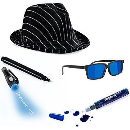 Tigerdoe Detective Costume - Spy Gear for Kids - Dress up - Spy Costume Accessories (4 Pc)