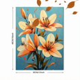 thumbnail image 3 of Qisvanset Framed Canvas Wall Art 12x16 Inch White Lily Spring Pop Art TV Background Wall Decor, 3 of 5