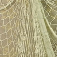 thumbnail image 3 of Fish Net Decorative 80 x 40 inch, Wall Hanging Fishnet for Mermaid, Pirate, Nautical, Under The Sea Party Decorations, Ocean Themed Hawaii Beach Party Supplies White, 3 of 9