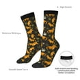 thumbnail image 4 of Hirioo Funny Fox by the Field Pattern Adult Middle Tube Socks Breathable Sock Non-Pilling,Contrasting Color Design, 4 of 6