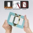 thumbnail image 4 of Giraffe Blue Switch Cover Decorative Wall Plate 3-Gang Screwless Standard Size, 4 of 5