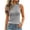 Gray, variant on Scgaewj Women Ribbed Ruffle Sleeveless Tank Tops, Crew Neck Sleeveless Sweater Vest, Breathable Skin‑Friendly Basic Shirts, Dressy Business Casual Work Daily