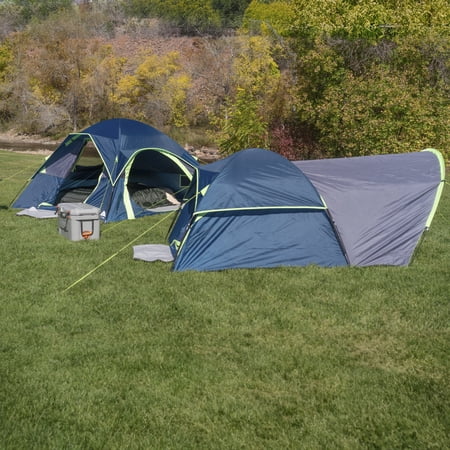 OZARK TRAIL 8 PERSON DUAL DOME TENT – 17FT. X 9FT. – 21.89 LBS.