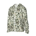 thumbnail image 2 of Pofeuu Skull with Cash Print Sun Protection Outdoor Lightweight Full Zip UV Cooling Hoodie Long Sleeve Summer Clothing for Outdoor Hiking-X-Large, 2 of 5