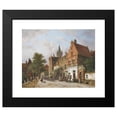 thumbnail image 2 of Adrianus Eversen 14x12 Black Modern Framed Museum Art Print Titled - Delft, with the Prinsenhof in the Distance (1885), 2 of 5