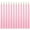 Pink, variant on 11 inches Flameless Taper Candles , 12 Pcs Battery Operated Taper Candles with Flickering Flame, LED Candlesticks for Wedding, Christmas Indoor Decoration
