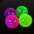 thumbnail image 1 of 4 Pack Light up Dog Ball Squeaky Balls for Dogs Elastic Flash LED Dog Toy Balls Interactive Dog Toys Bounce-Activated, 1 of 9