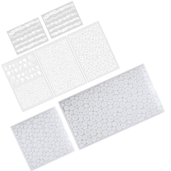 7Pcs Ocean Themed Silicone Mold DIY Water Ripple Designs Mold Sea Inspired Molds