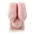 thumbnail image 4 of Miangastore Rabbit Phone Case Fluffy Bunny Phone Case Shock Absorption Tpu Plush Pink 1Pcs, 4 of 7
