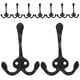 thumbnail image 5 of 10 ganchos de pared con tornillos, ganchos metálicos multifunción para colgar abrigos y toallas., 5 of 7
