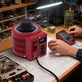 thumbnail image 5 of Peakora Variable Transformer 2000VA 110V 60Hz Varic 0-130 Volt Adjustable Output Variable AC Voltage Regulator with US Plug, 5 of 16