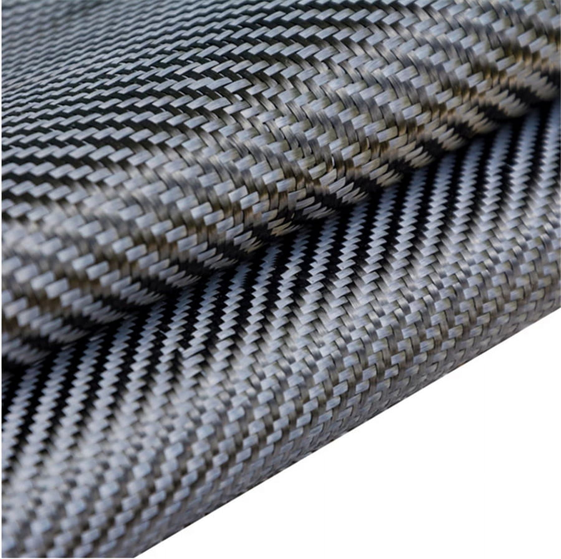 Dry Woven Fabric - Carbon Fiber - 3K 2x2 Twill Weave, 50 Wide x 0.012  Thick - 204 GSM - Various Sizes Available