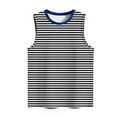 thumbnail image 4 of Women's Summer Sleeveless Crew Neck Striped Tank Tops Casual Basic T Shirts Blouse Workout Gym Tanks Soft Comfy Vest, 4 of 4