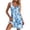 Light Blue, variant on Zedker Summer Dresses for Women Casual Sleeveless Neck Sleeveless Printed Sundresses Floral Beach Short Dress with Pockets Blue Size S-XXL