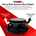 thumbnail image 5 of 5 CORE 10 Inch Subwoofer Speaker 600W Max 8 Ohm Full Range Replacement DJ Bass Loudspeaker, 5 of 12