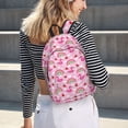 thumbnail image 7 of Balery Cute Flamingo Vintage Canvas Backpack for Men and Women - Large Capacity, Durable Travel Laptop Bag for School, Work, Hiking, and Outdoor Activities, 7 of 7