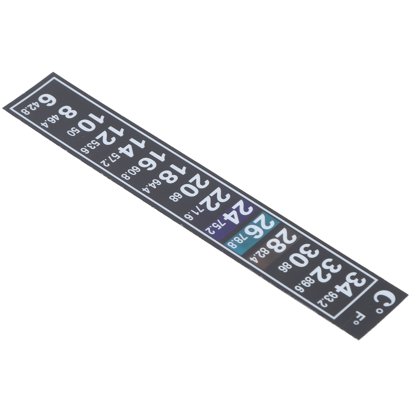Thermometer Strip, Strong Adhesive Aquarium Thermometers Temperature