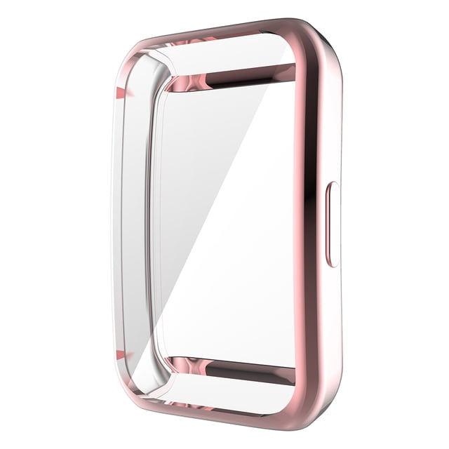 Funda Protectora Pantalla Completa TPU para Huawei Band 7/Honor Band 6 (rosa)