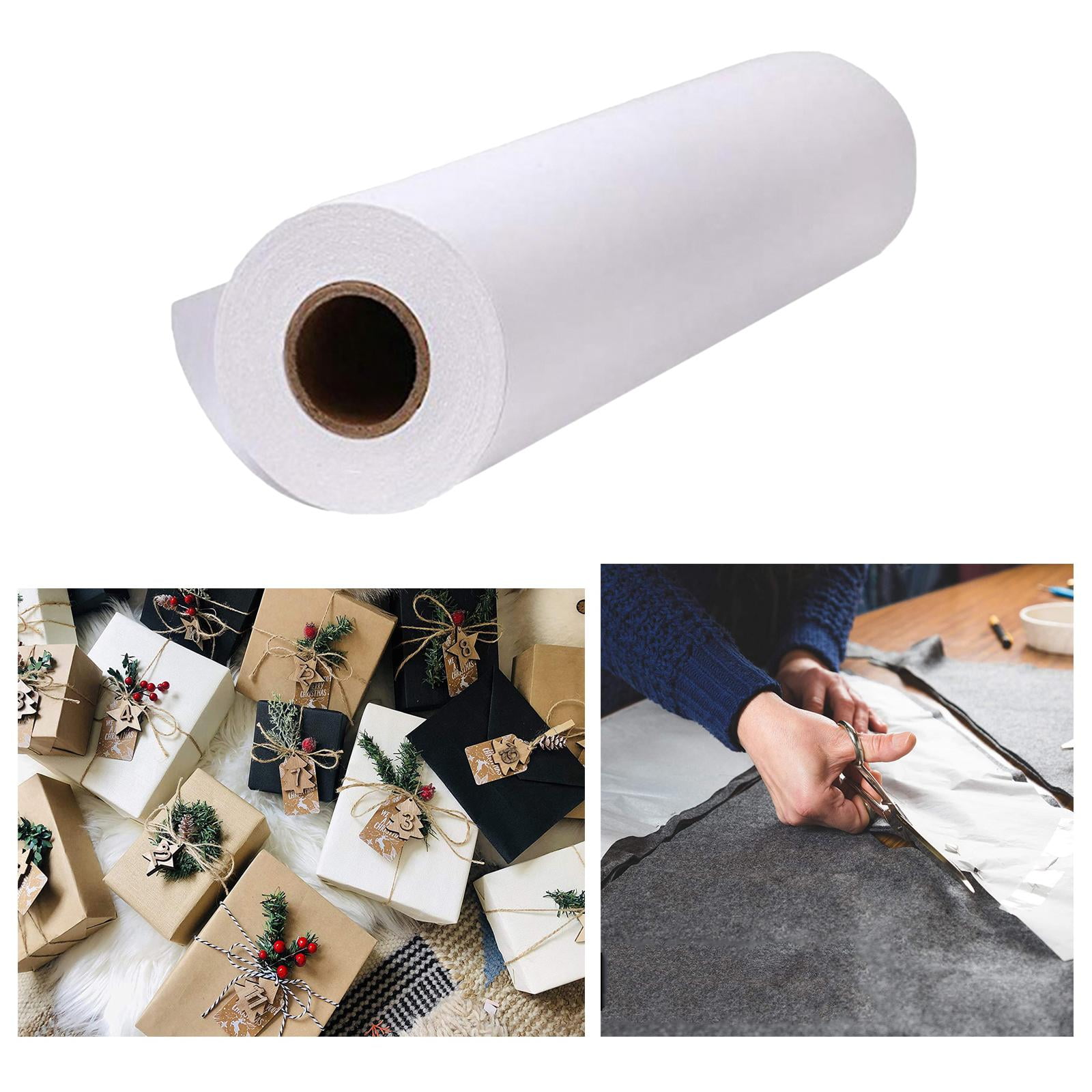 FVDPWYE 2x 20/30m Drawing Paper Roll Kid Sketching for Watercolor Acrylic Oil Painting