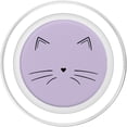 thumbnail image 2 of PopSockets PopGrip para MagSafe Black Cat Face, color morado claro, 2 of 5