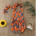 thumbnail image 4 of adviicd Baby Girl Beach Outfit Outfits Style Backless Ankara Romper Girls 3-18M Baby Clothes 7 Months, 4 of 5