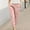 Pink, variant on Womens Elastic Waist Linen-Blend Rolled Cuff Tapered Pants, Structured Side Pockets for Simple Daily Trousers Gray XXXXL
