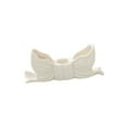 thumbnail image 2 of TanSiDing 3pcs Elegant Bow Ceramic Candle Holder - Romantic Home Decor with Frosted Base, Scented Candle Stand for Living Room Bedroom Dining Table Centerpiece A, 2 of 6