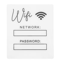 Home Sign Acrylic Signage 19.00X16.00X0.13CM White