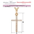 thumbnail image 5 of Collares con Dijes de Cruz SacredDiamon05 1Pza Oro Collar Cruz Dije 1.5x2cm Metal., 5 of 5