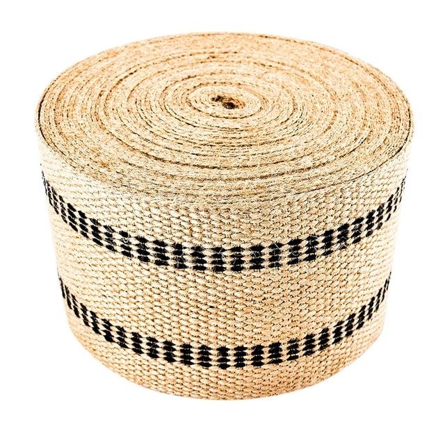 Cintas de tapicería de yute, decoración de muebles de bricolaje, suministros de tela para manualidades de arpillera de yute kenally HA7765-00B