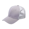 thumbnail image 1 of Casquette de Baseball pour Femmes à Queue de Cheval Ajustable Camionneur en Maille Snapback Fille Snapback Casquettes d'Extérieur Femme Chapeaux d'Été Filet en Maille Casquette Camionneur, 1 of 6
