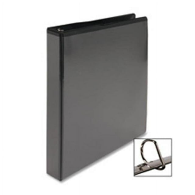 Reliure à Anneaux en D - Capacité de 4 Po - 11 X 8 Po - 50 Po - Noir