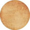 thumbnail image 1 of Ahgly Company Machine Washable Indoor Square Transitional Yellow Orange Area Rugs, 3' Square, 1 of 7