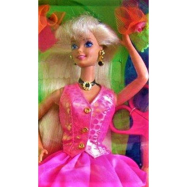 Cut Style BARBIE Doll w Attachable Hair (1994) -