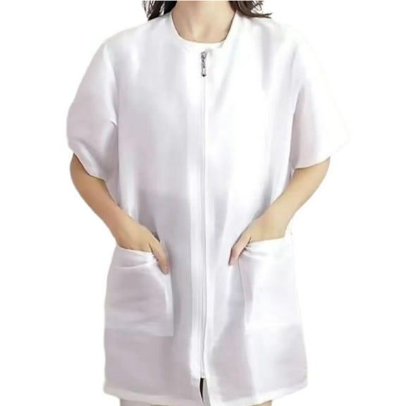 Hair Stylists Workwear Short/Long Sleeves Hairdresser Apron With Practical Large Pocket For Cleanliness Antihair Designs