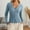 Sky Blue, variant on Ladies Cardigan Sweaters Long Sleeve Knit V-Neck Button Up Fall Sweaters Open Front Sky Blue Sweaters Womens Fall Clothes