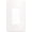 White, variant on Franklin Brass Soft Modern (3-Pack) Pure White 1-Gang Screwless Decorator/Rocker Wall Plate, Single Switch Cover, Concealed Mount, Outlet Cover W42467K-PW-CP