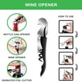 thumbnail image 5 of Jar Opener for Weak Hands, Seniors with Arthritis, 5 in 1 Multi Function Bottle Opener Lid Opener For Arthritic Hands with Non Slip Rubber Jar opener Gripper Pad and Corkscrew Wine Opener(GREEN), 5 of 15