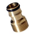 thumbnail image 5 of Conector de Grifo de Manguera de Latón Tubería de Agua de Jardín Roscada Accesorios de Adaptador Boquilla de Rociador 20 mm OD x 41 mm L Sharpla Conector de grifo de latón de manguera, 5 of 5