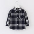 thumbnail image 4 of LEEYNEER Kids Little Boys Girls Baby Red Plaid Flannel Shirt Jacket Long Sleeve Button Down Flannel Shirt Plaid Tops Girl Boy Clothes, 4 of 4