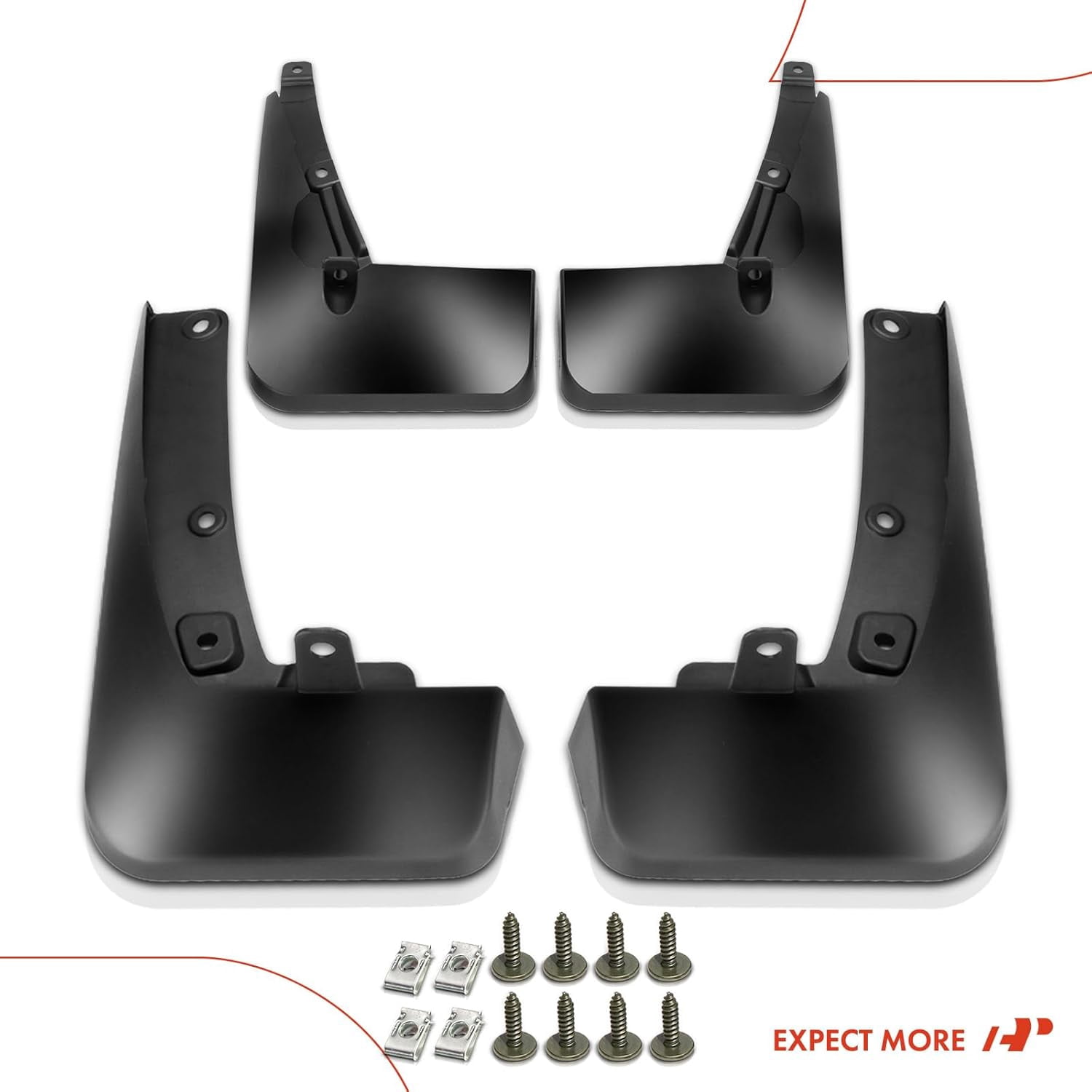 A-Premium Mud Flaps Splash Guards Mudguards Compatible with Toyota Highlander 2020-2021 Sport Utility Front and Rear 4-PC Set Without Side Kirts