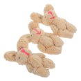 thumbnail image 4 of 3pcs Miniature Rabbit Statue Plush Bunny Ornaments Micro Landscaping Ornaments, 4 of 8