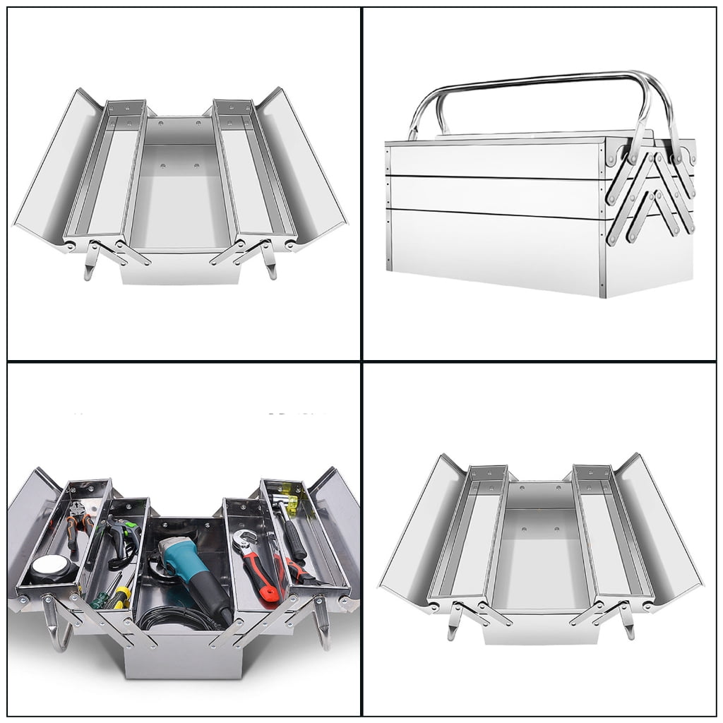 Yokua Folding Toolbox Organizers Box For Efficient Tool Storage And Easy Portability
