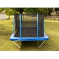 thumbnail image 3 of JumpKing Rectangular 10' x 15' Trampoline, with Enclosure, Blue/Yellow, 3 of 7