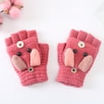 thumbnail image 1 of Guantes de perro de dibujos animados lindos para niños Guantes sin dedos convertibles cálidos de invierno con cubierta de manopla Sincero Hogar, 1 of 4